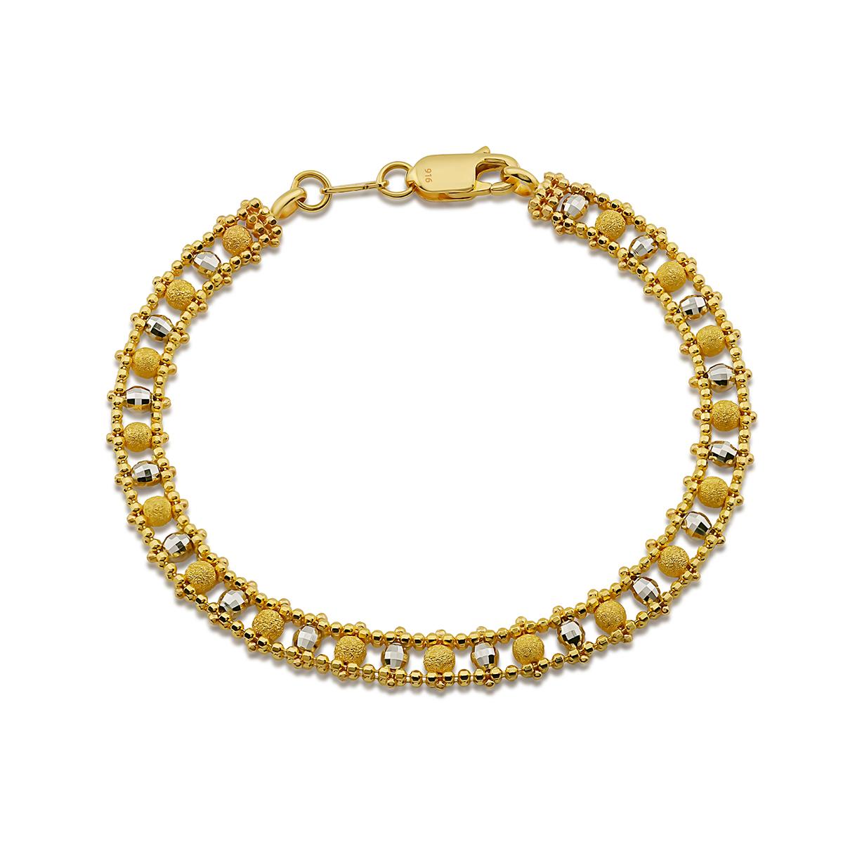 Rhodium Ladder Bracelet Image