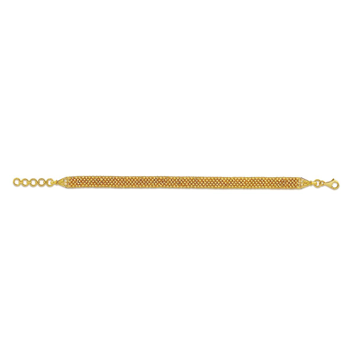 Flat Beaded Bracelet