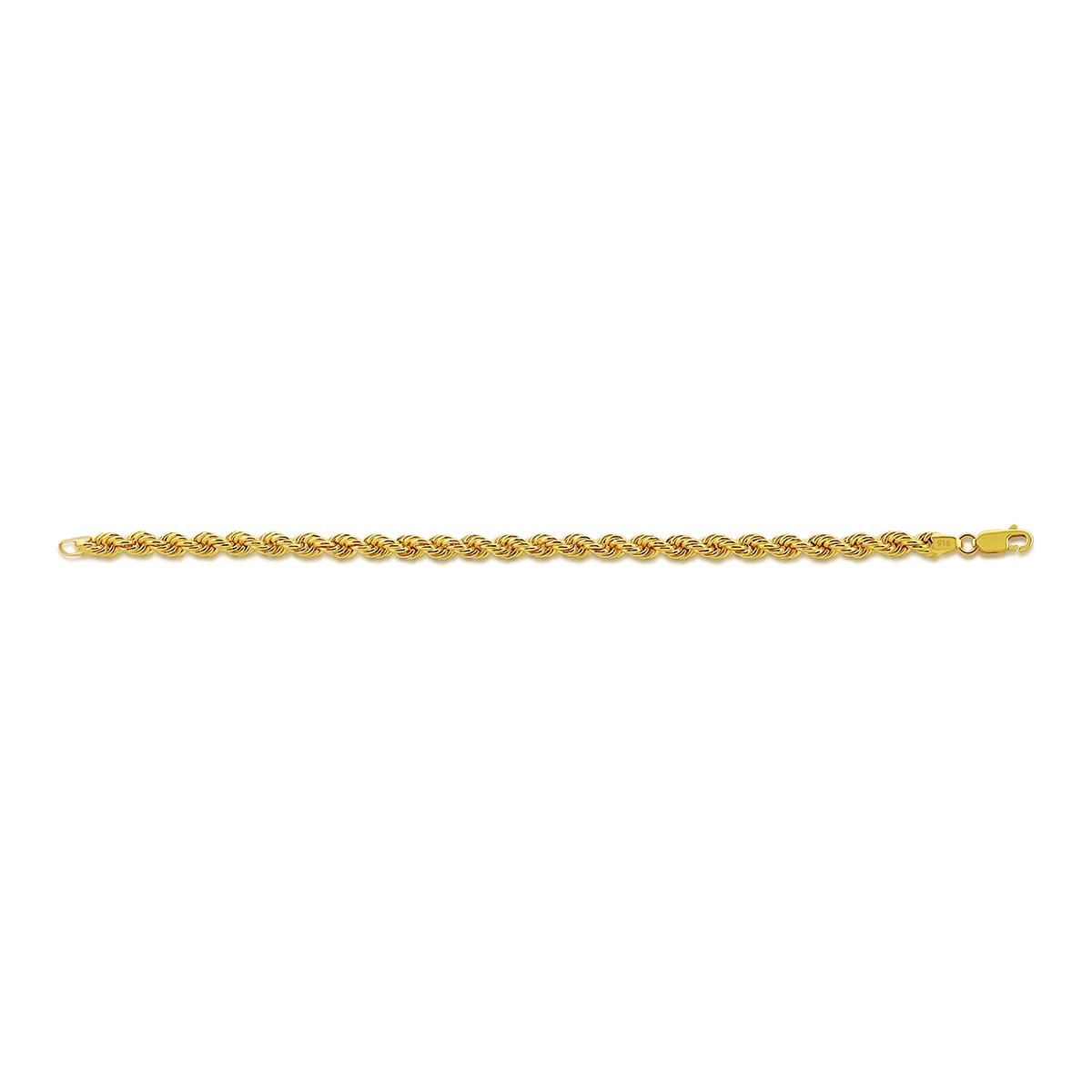 Thick Hollow Rope Bracelet