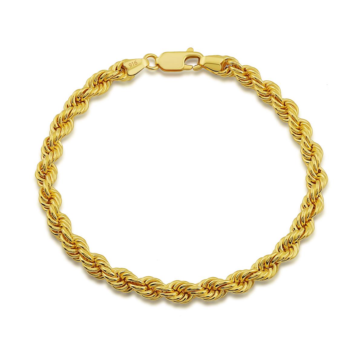 Thick Hollow Rope Bracelet Image
