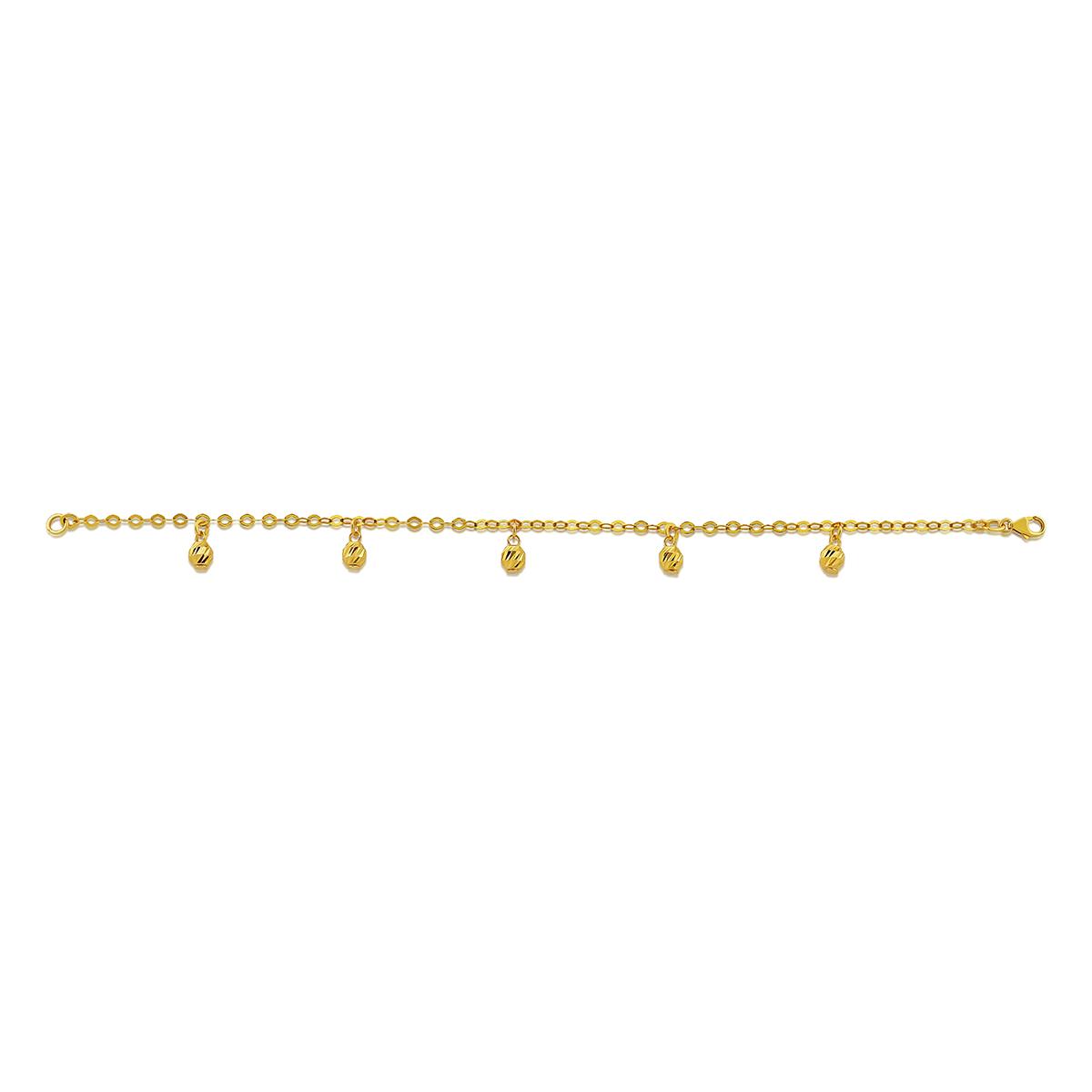 Oval Linked Charm Bracelet