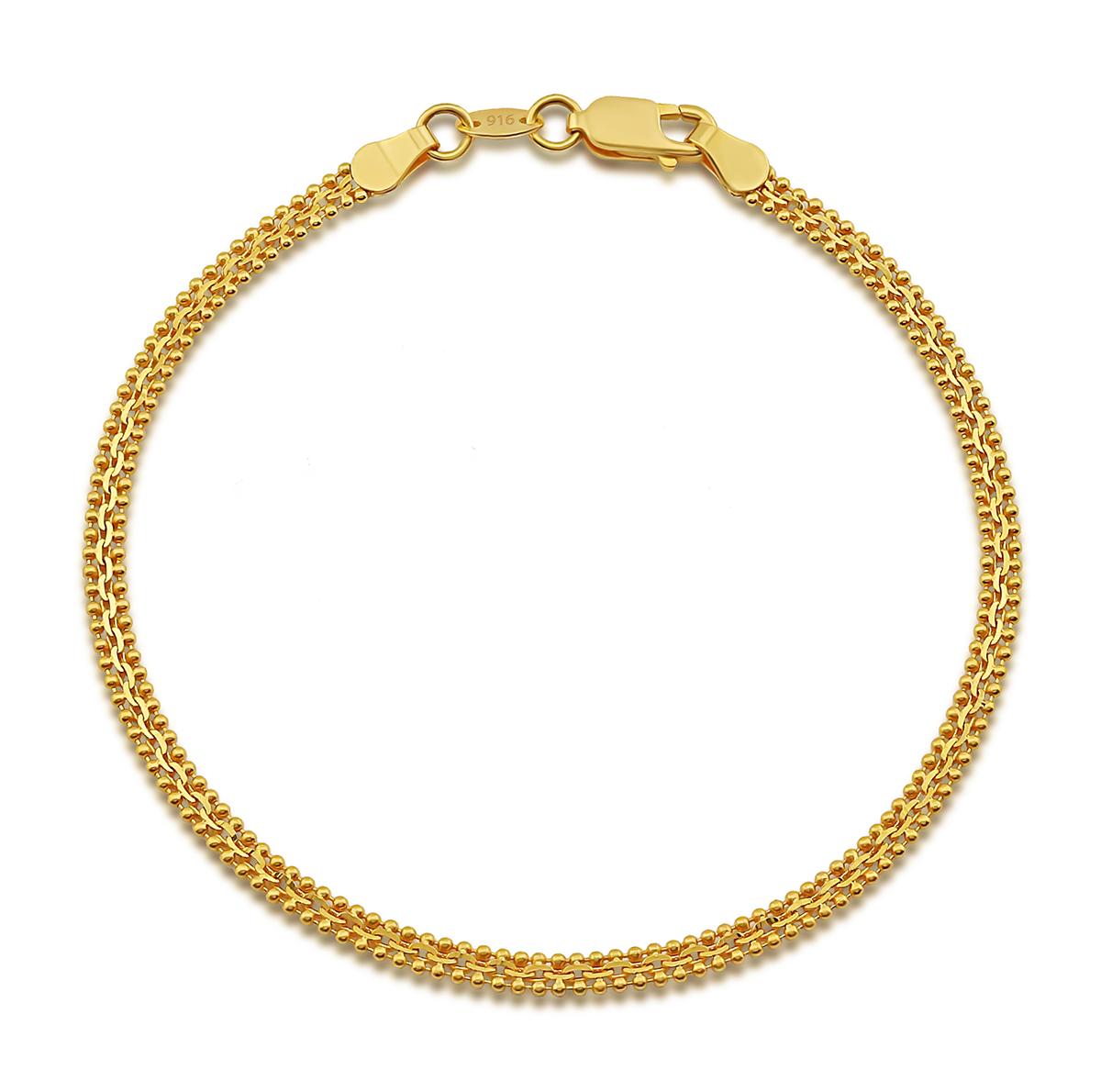 Diamond Cut Boarder Bracelet Image