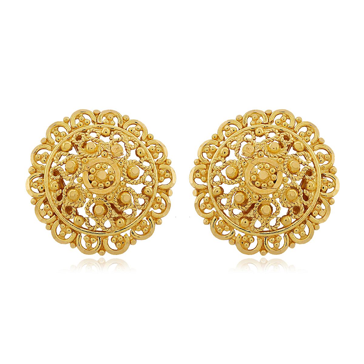 Round Stud Earrings Image