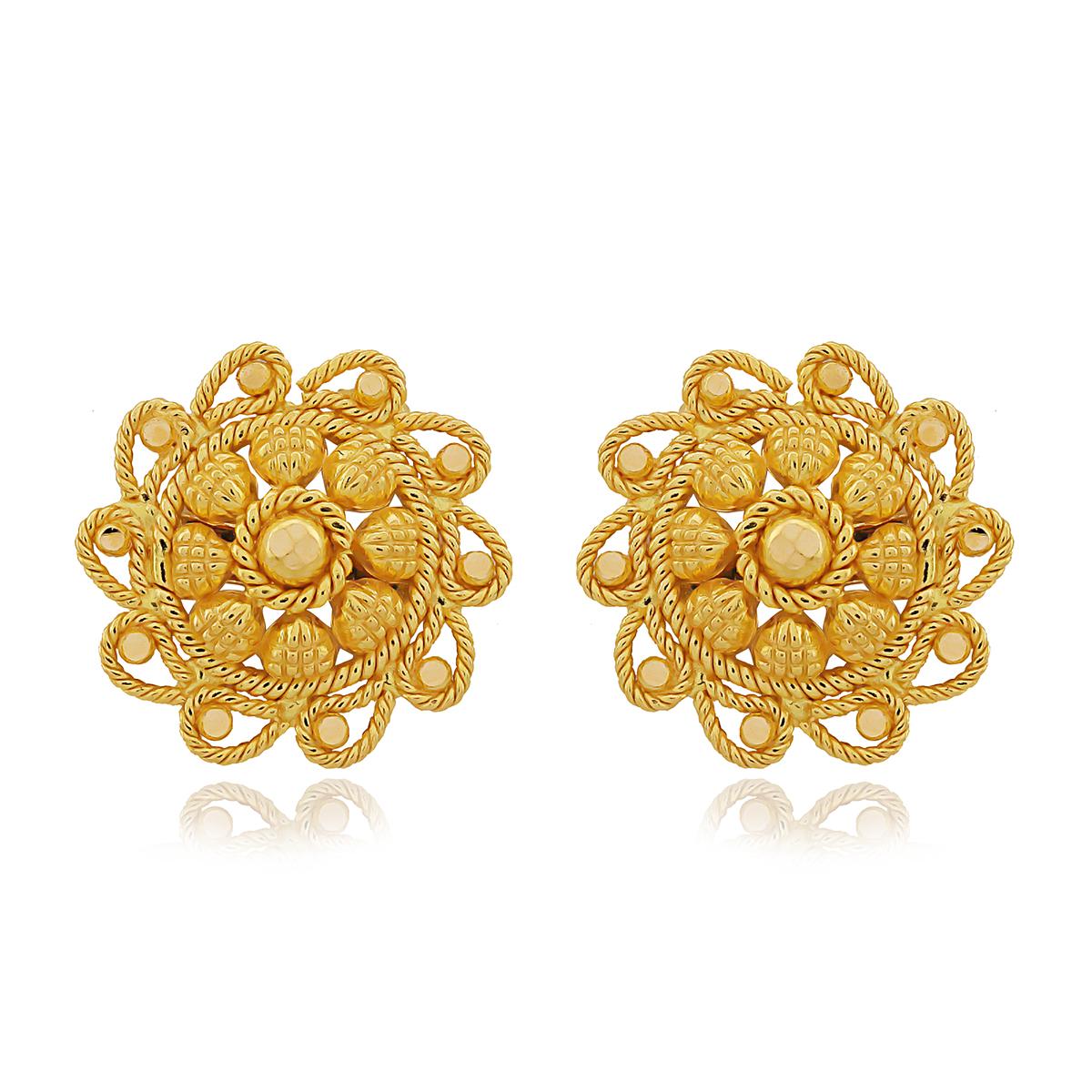  Gold Wrapped Earring Stud Image