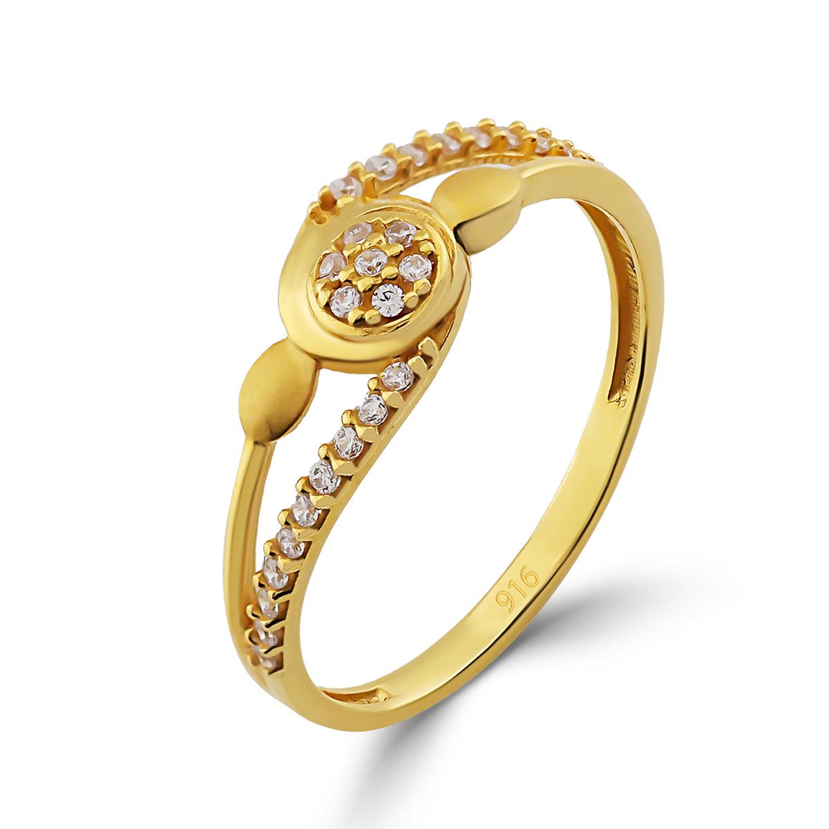 Gold Stone Ring 