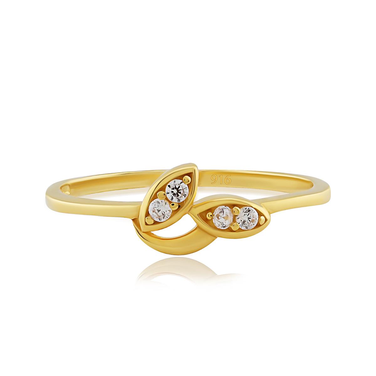 Leaf Stone Ring