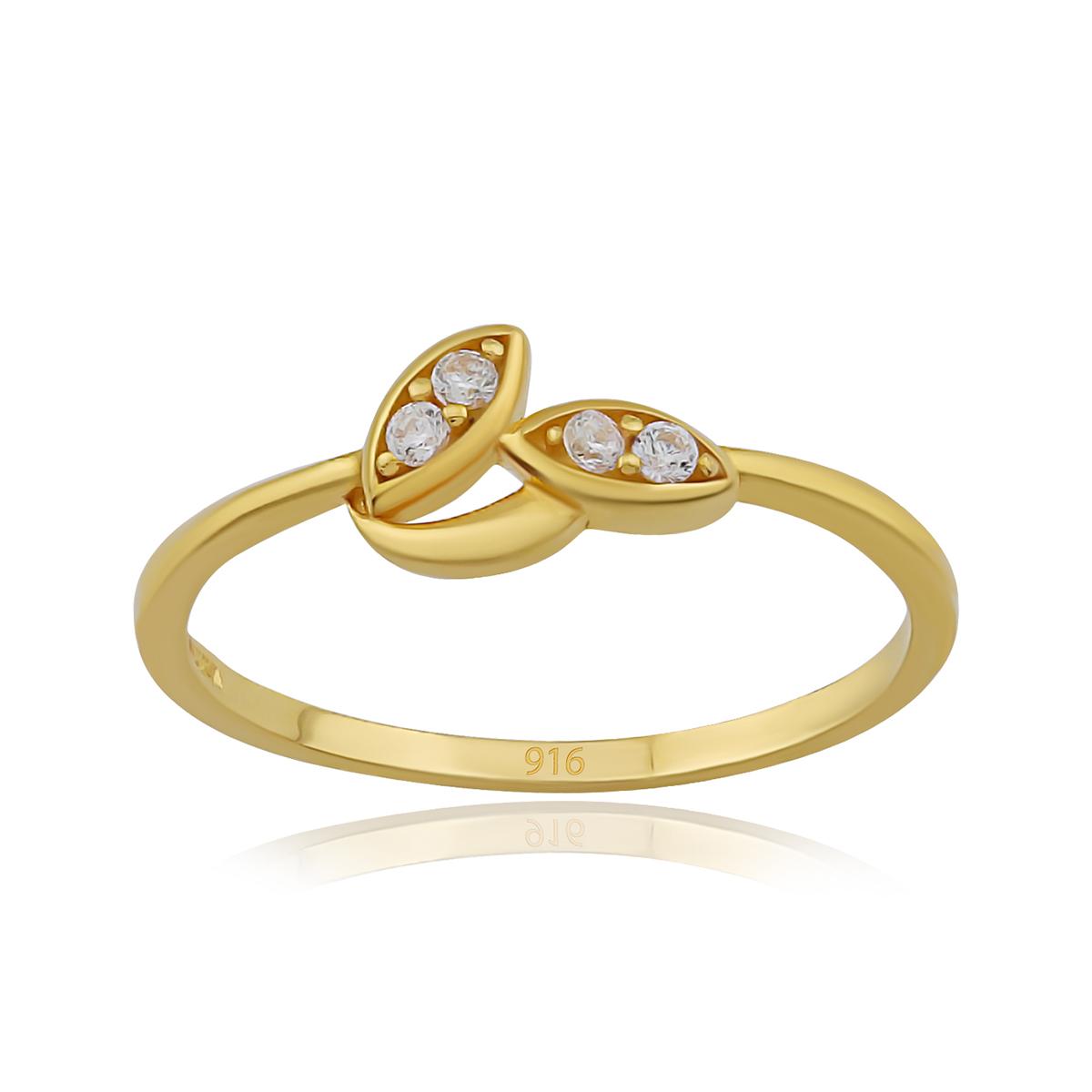 Leaf Stone Ring Image