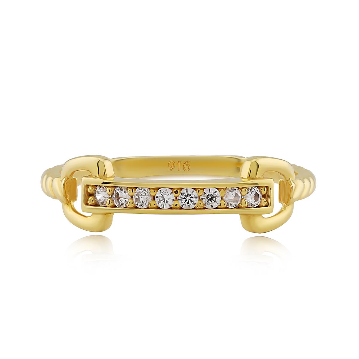 Gold Hook Ring 
