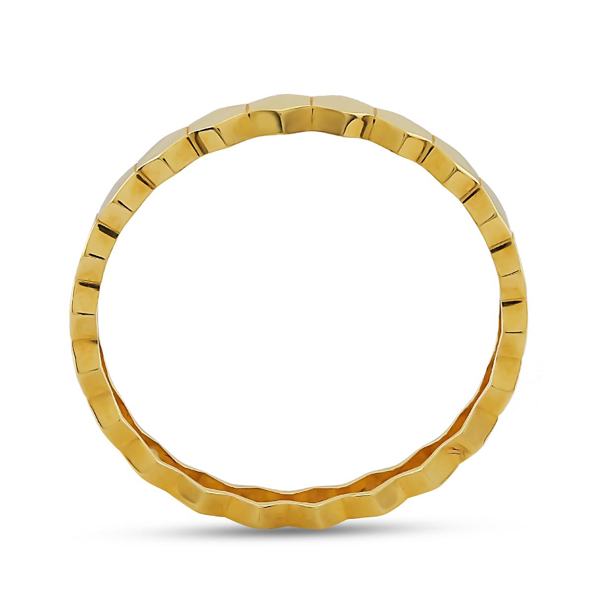 Ladies Hex Band Ring 
