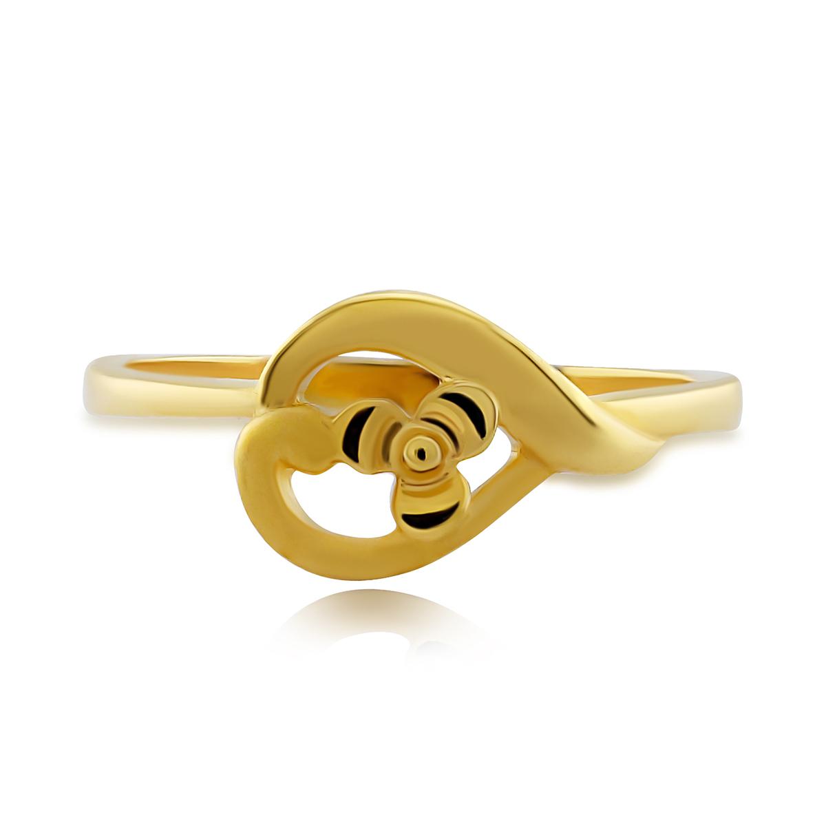 3 Clover Gold Ring