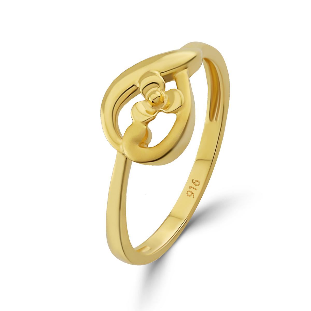 3 Clover Gold Ring
