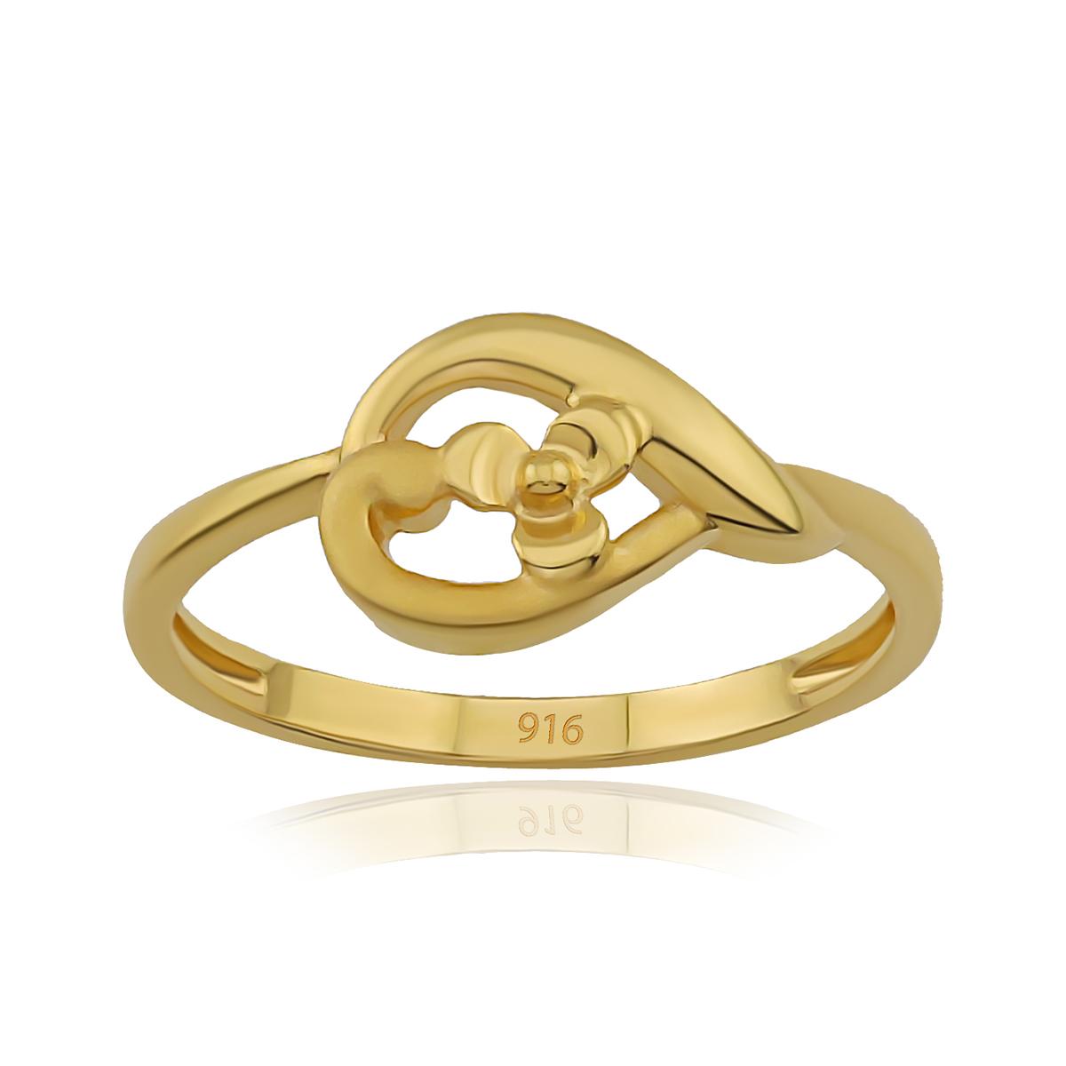 3 Clover Gold Ring Image