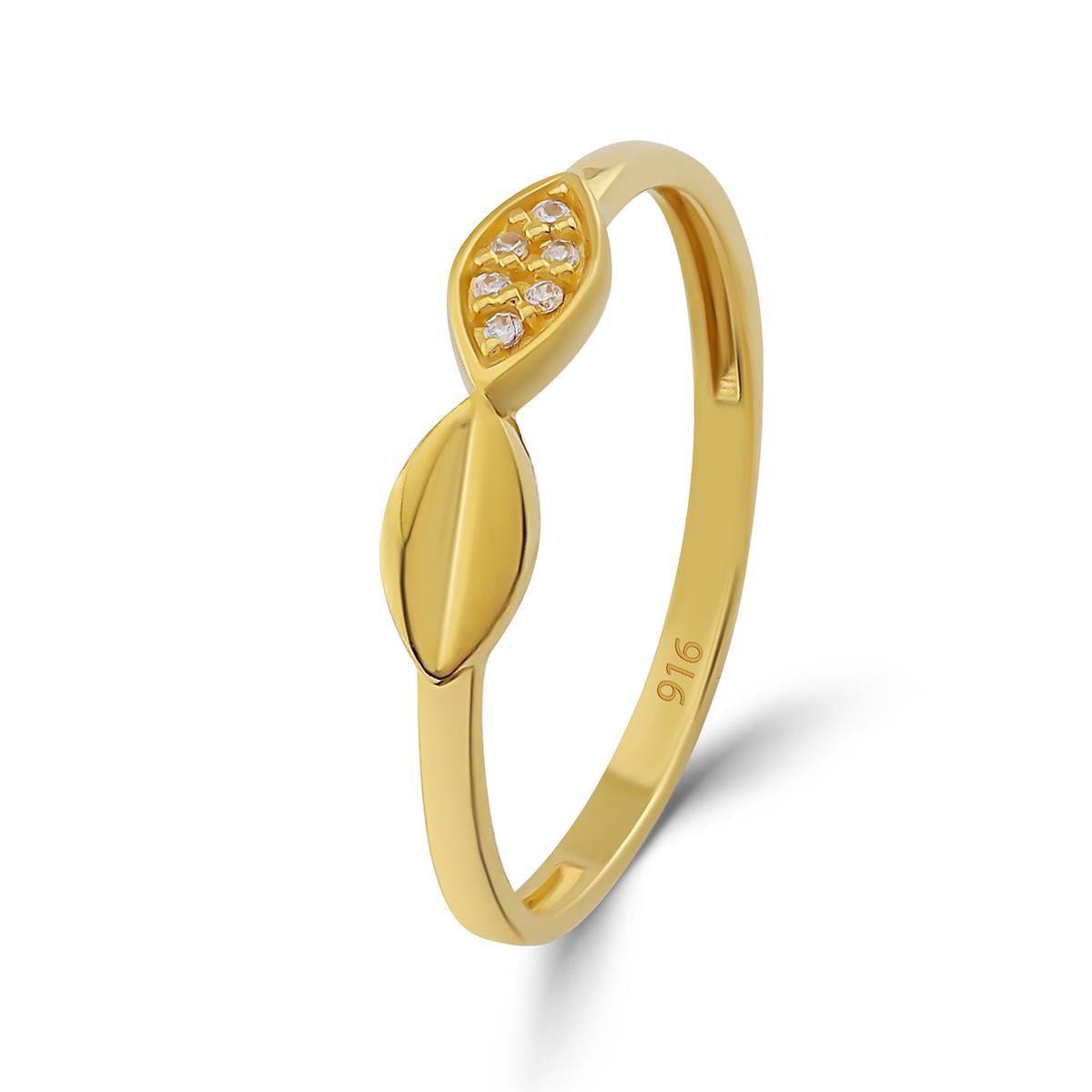 2 Paths Gold Ring