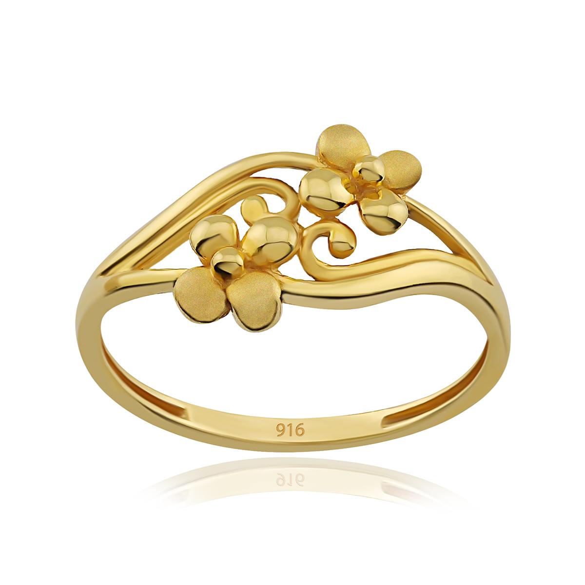 Dual Flower Ring Image