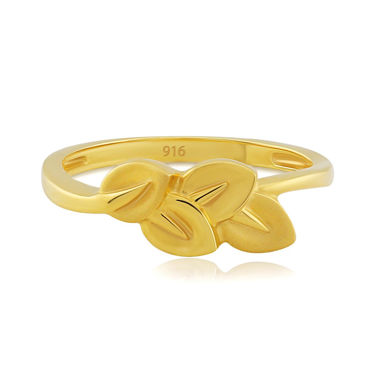 Leaf Gold Ring