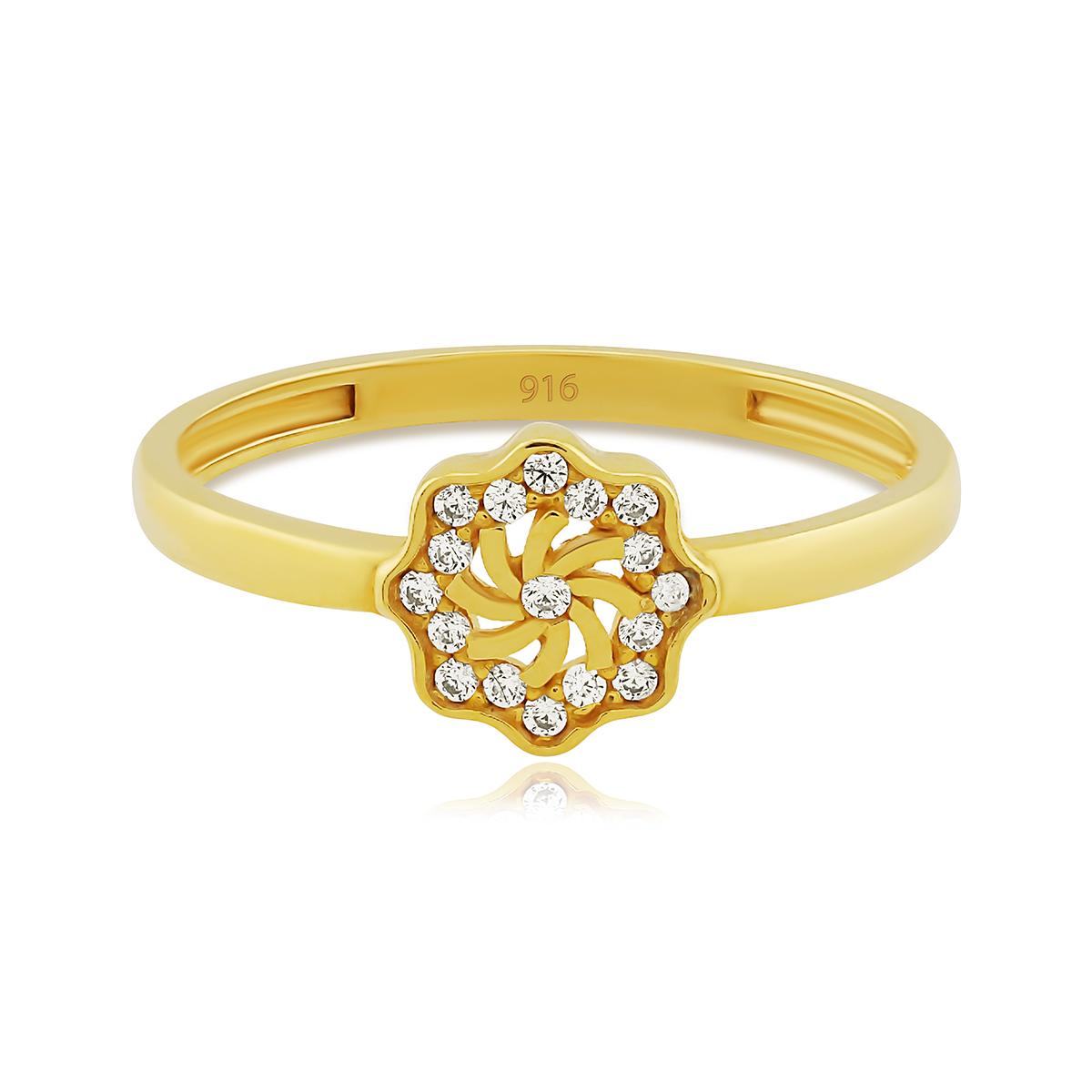 Stone Spiral Ring
