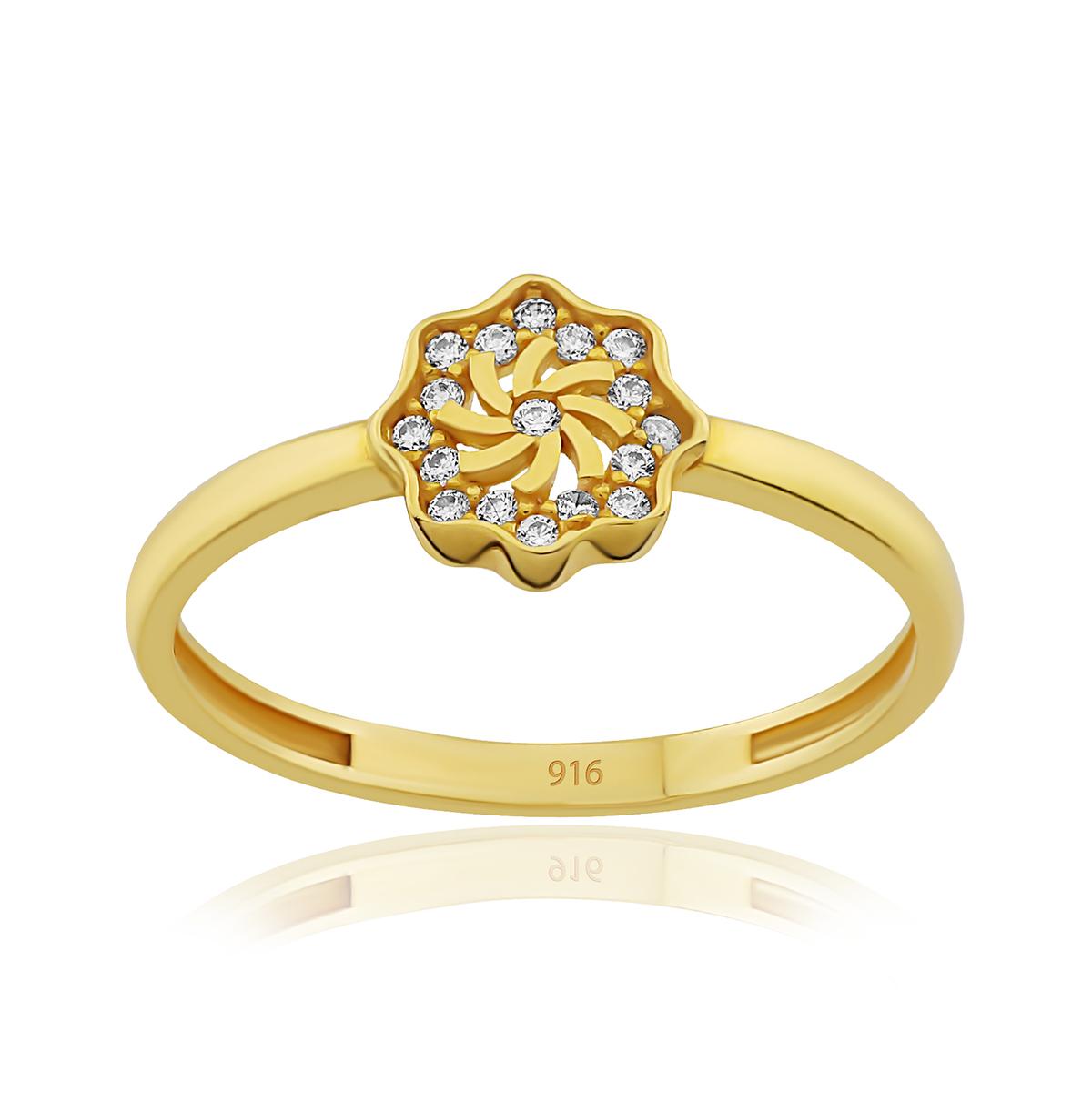 Stone Spiral Ring Image