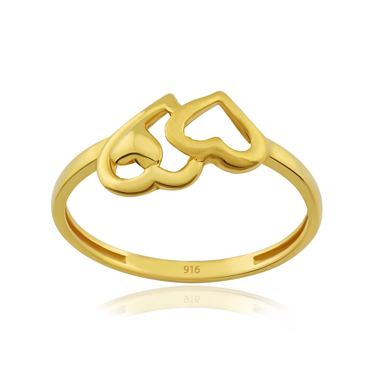 Triple Heart Ring