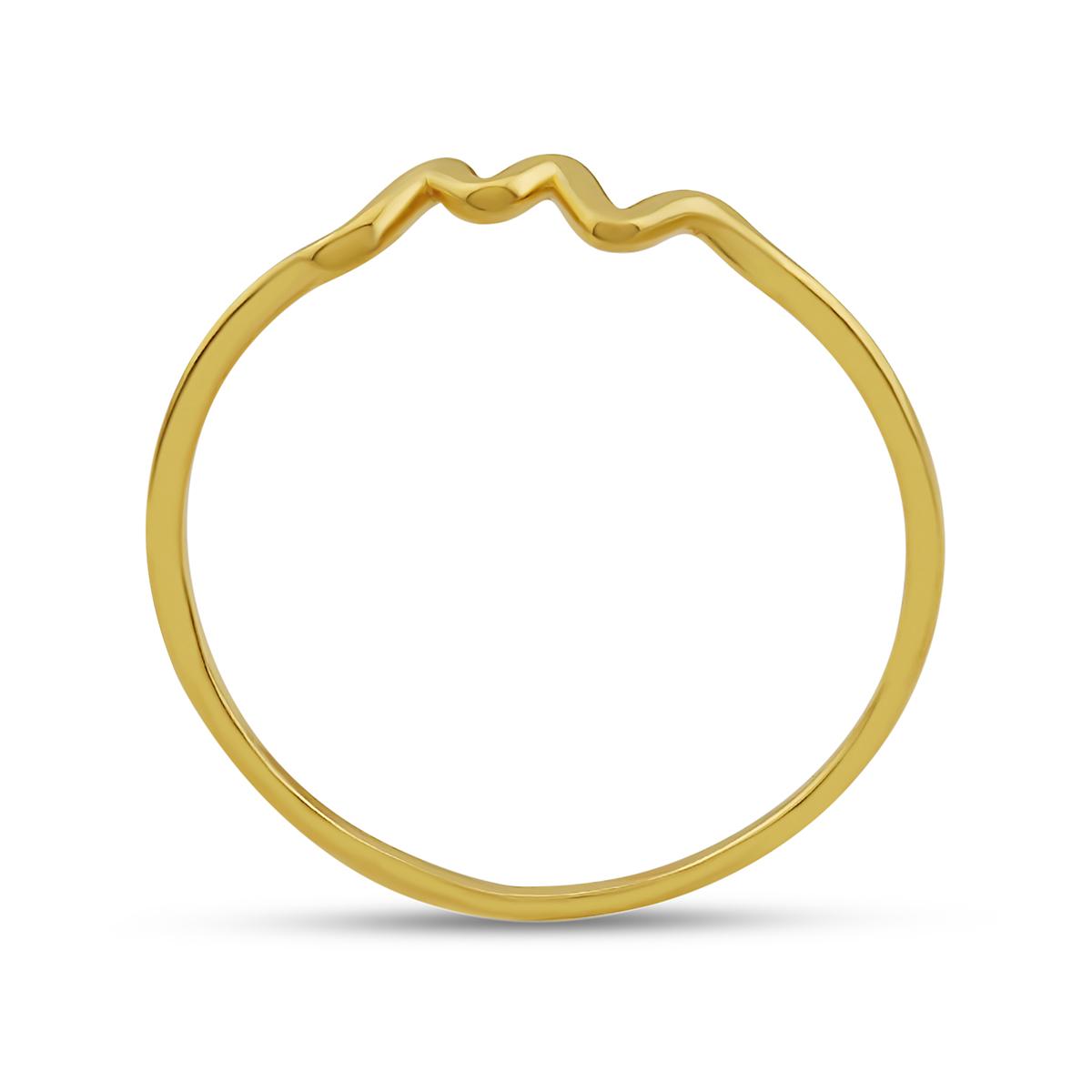Gold Radar Ring