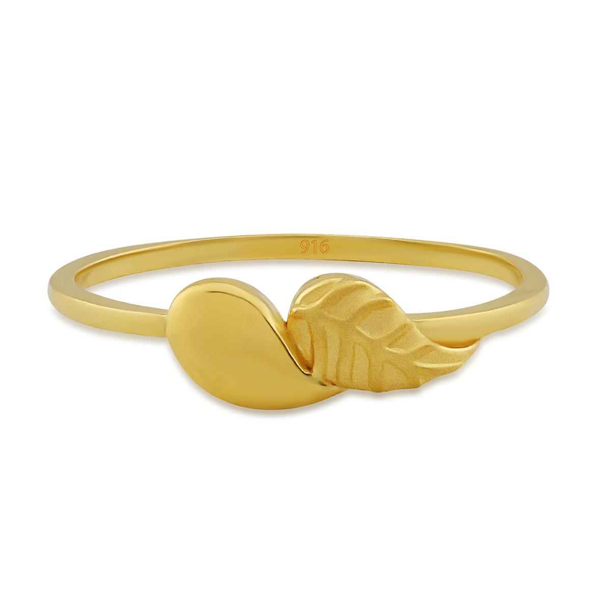 Dual Leaf Ring
