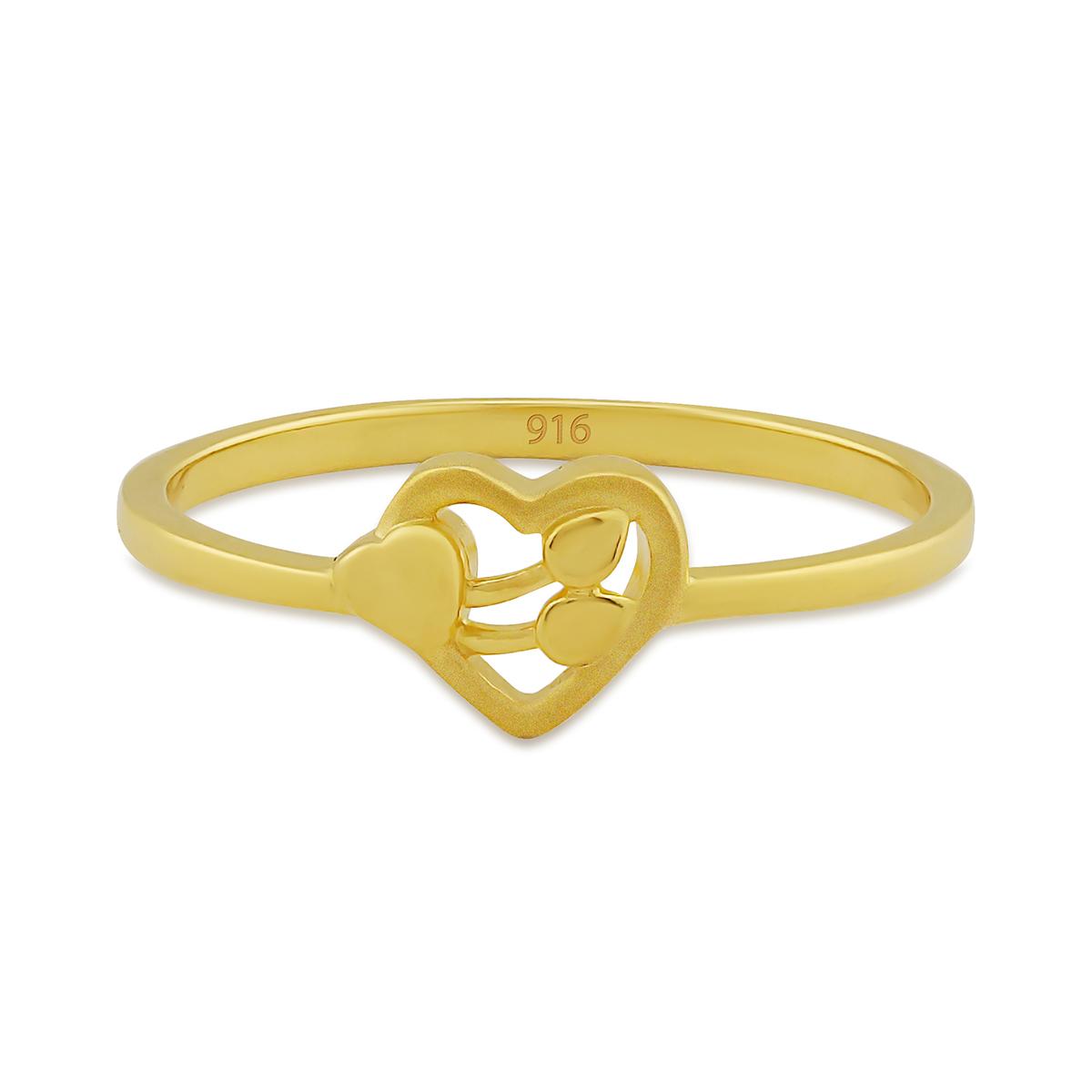 Gold Heart Ring