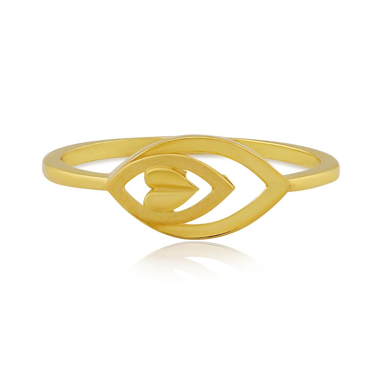 Gold Ladies Layer Ring