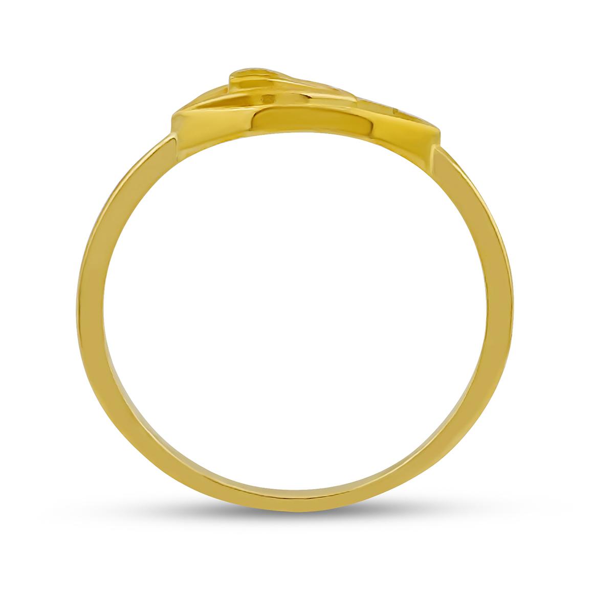 Gold Ladies Layer Ring
