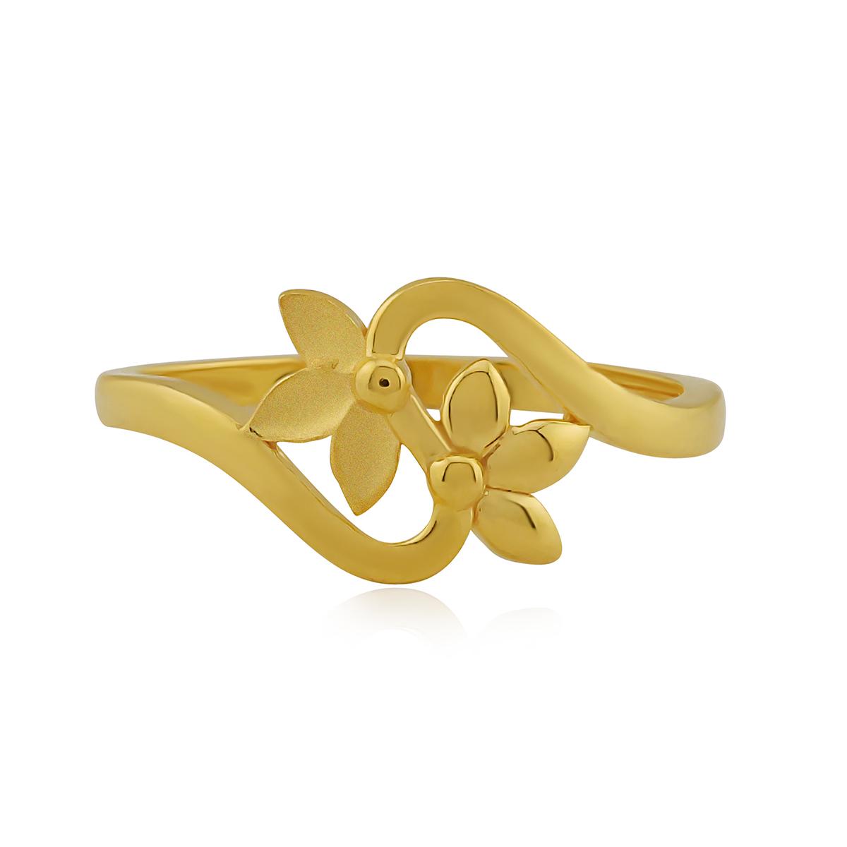  Gold Flower Ring