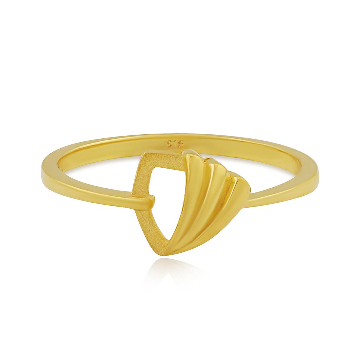 Gold Shield Ring