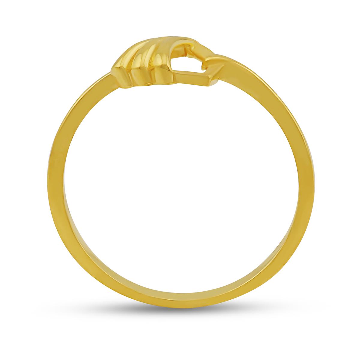 Gold Shield Ring