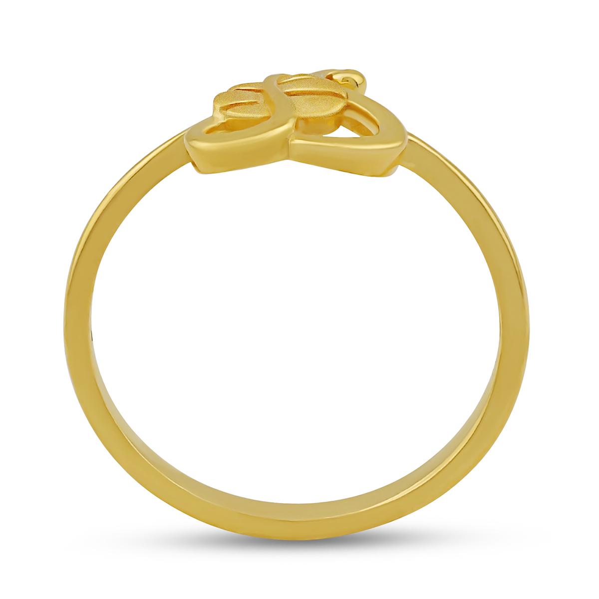 Heart & Leaf Ring