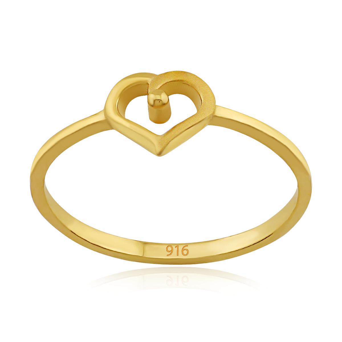 Heart Gold Ring Image