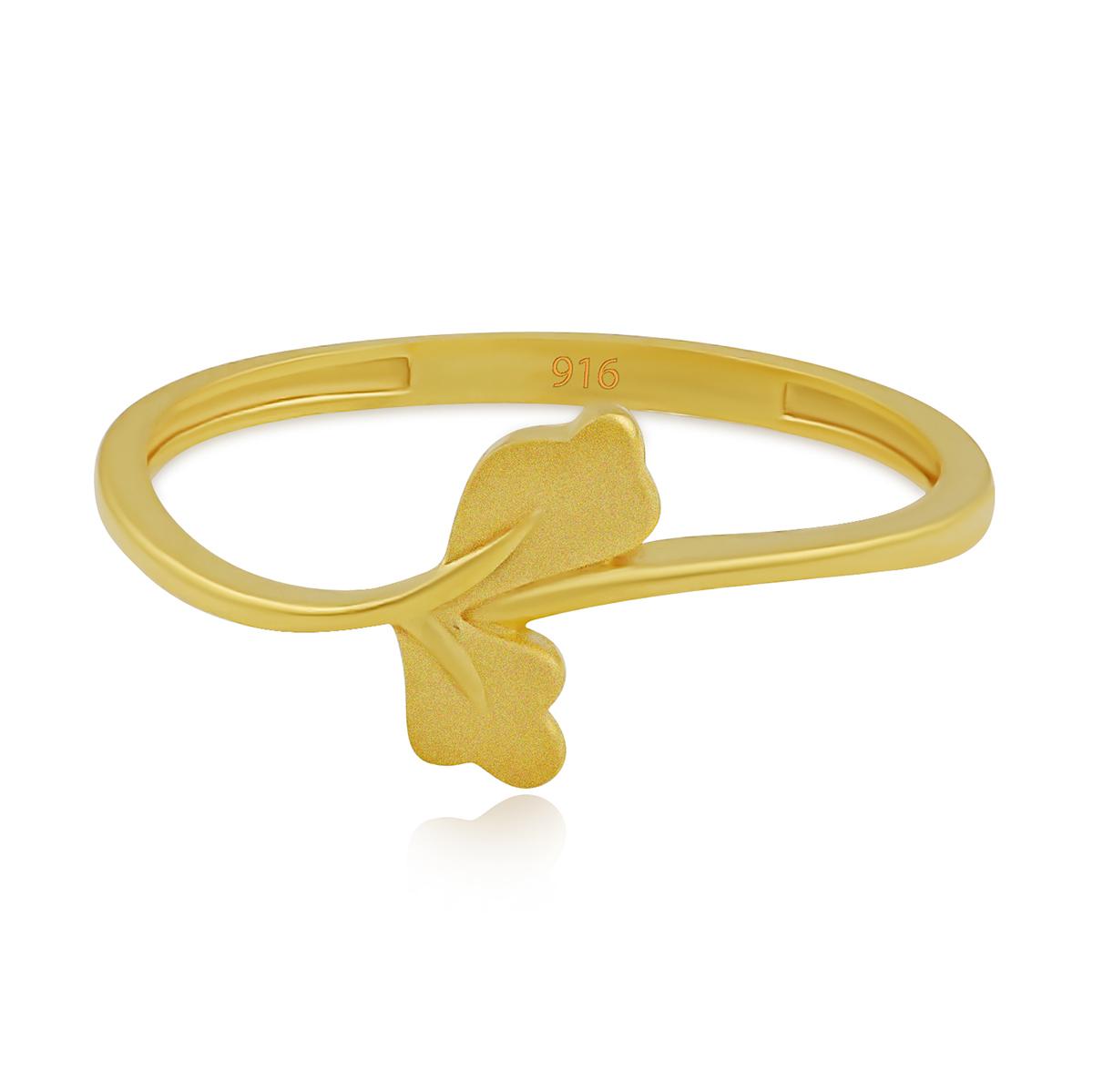 Gold Leaf Ring