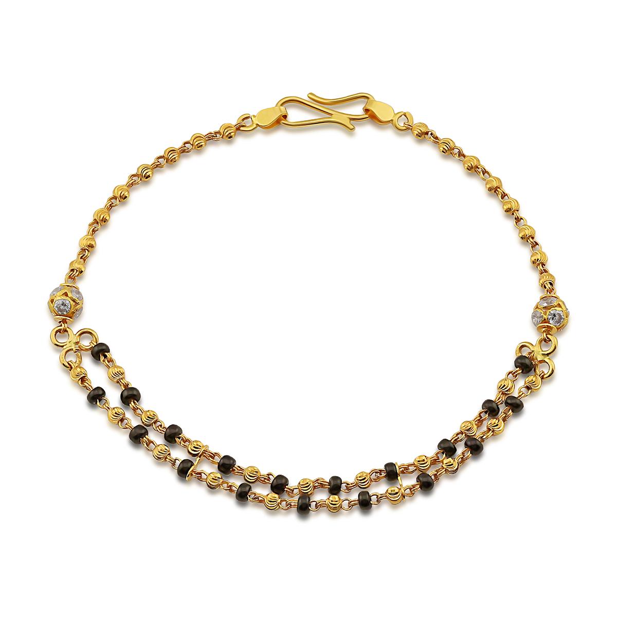 Black Beaded Bracelet Image