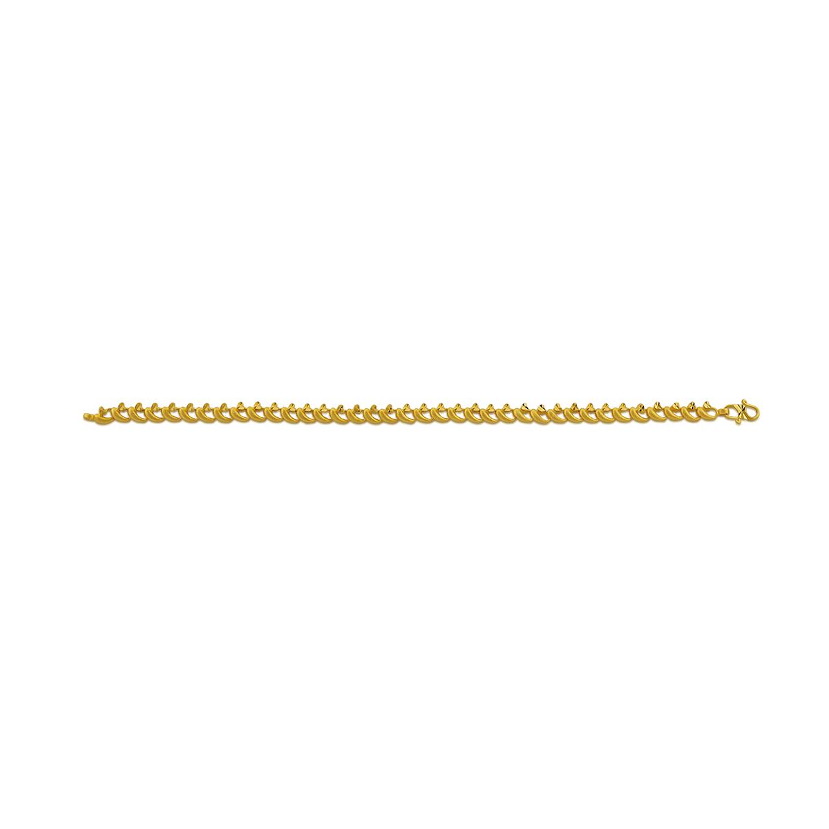 Gold Casted Ladies Bracelet