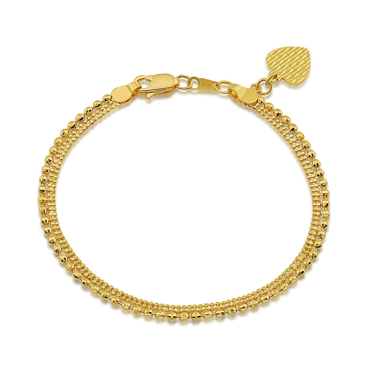 Diamond Cut Mesh Bracelet Image