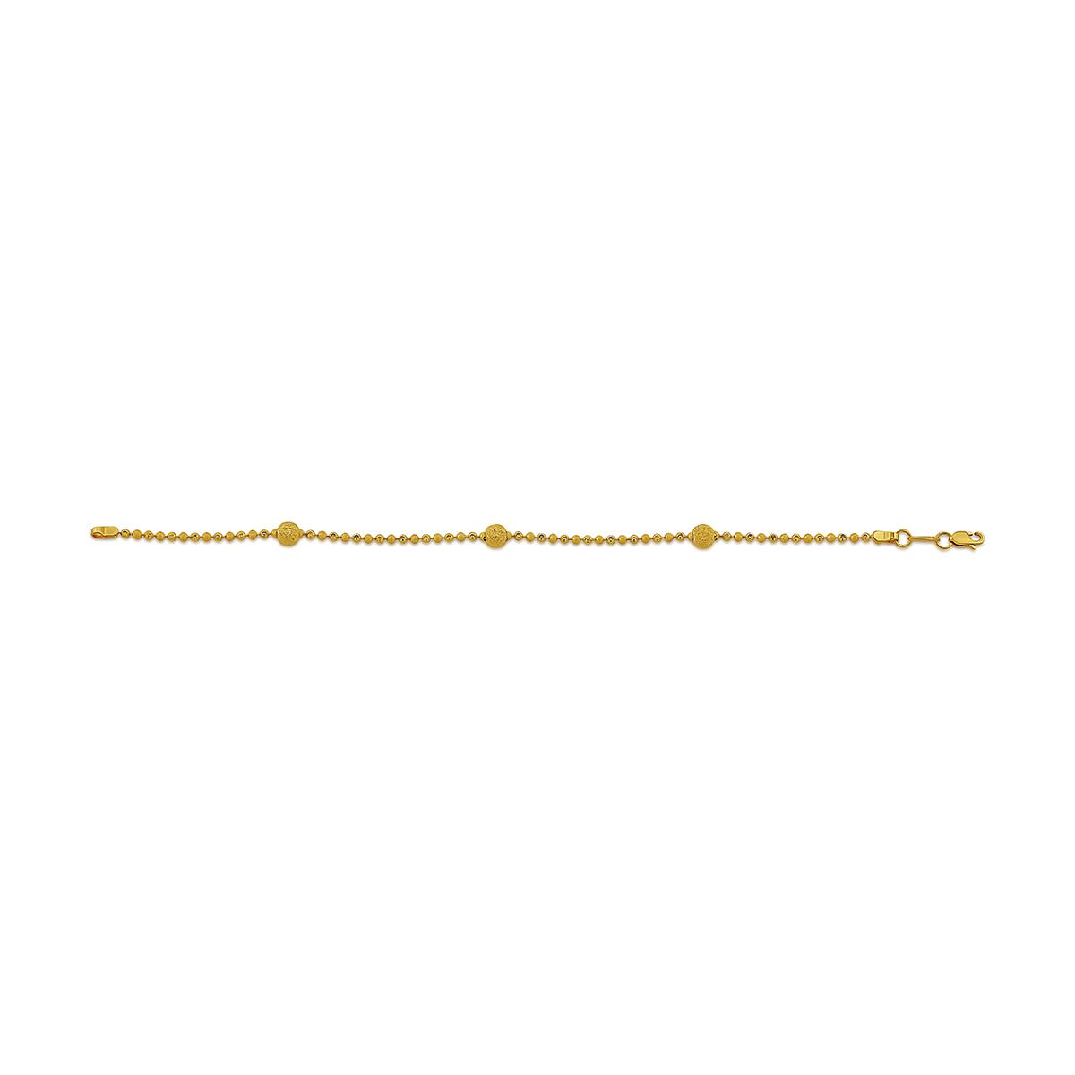 Gold Beaded Bracelet