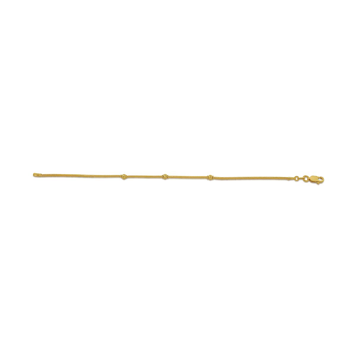 3 Station Gold Bracelet