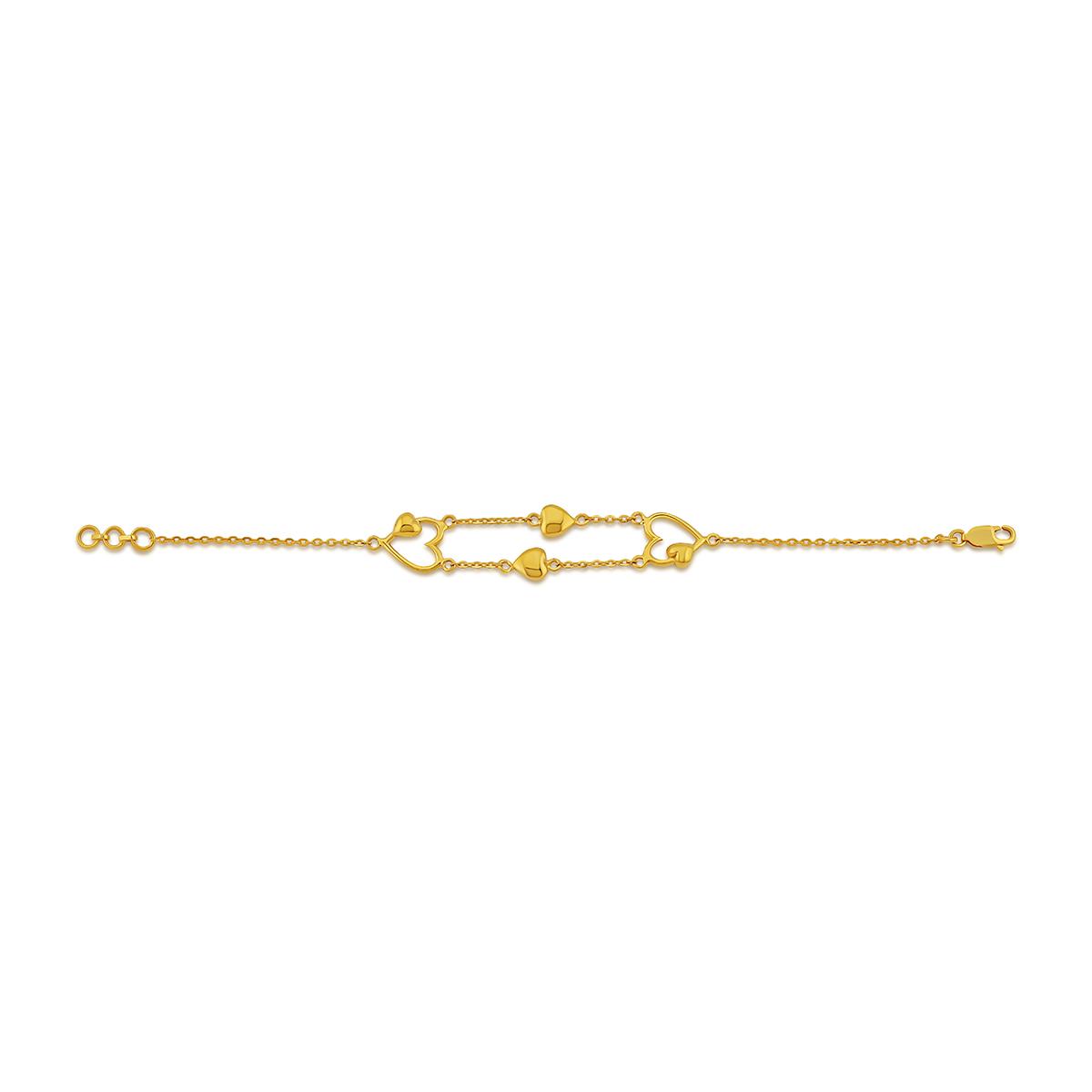 Double Heart Bracelet