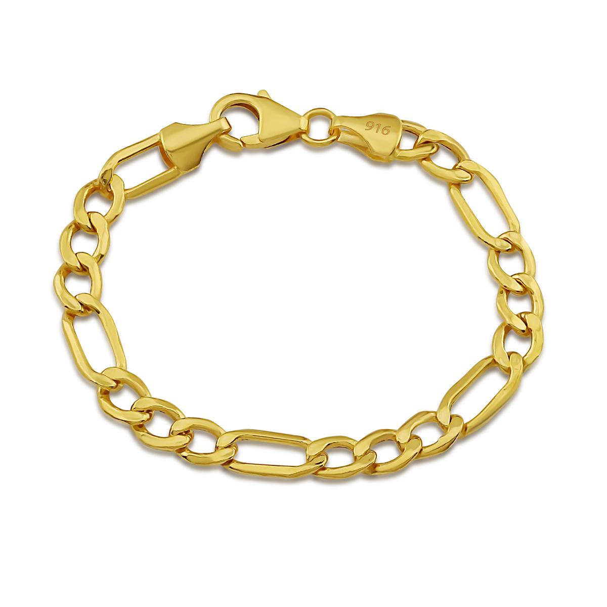 Italian Made Baby Figaro Bracelet Image