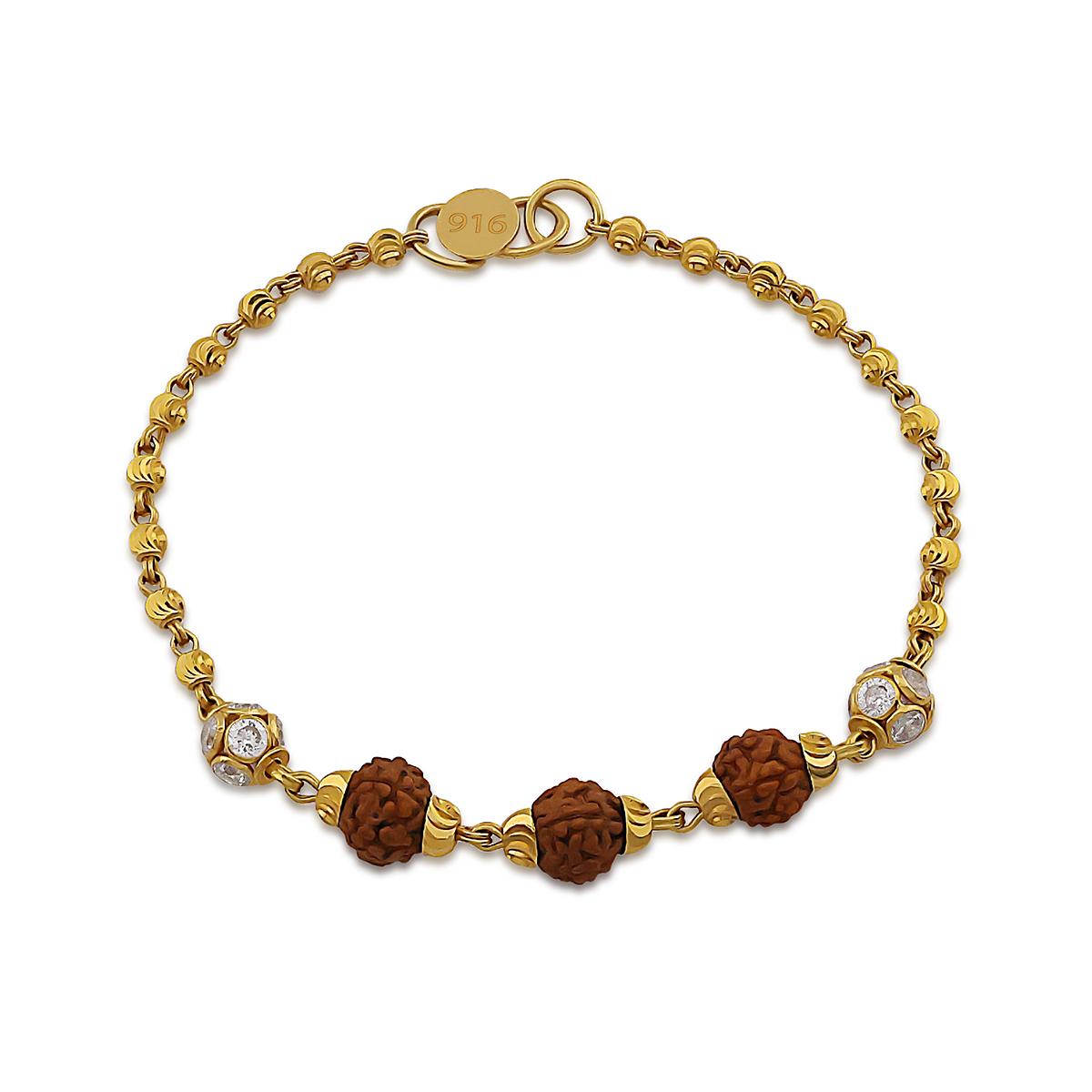 Rudraksha Bead Baby Bracelet Image