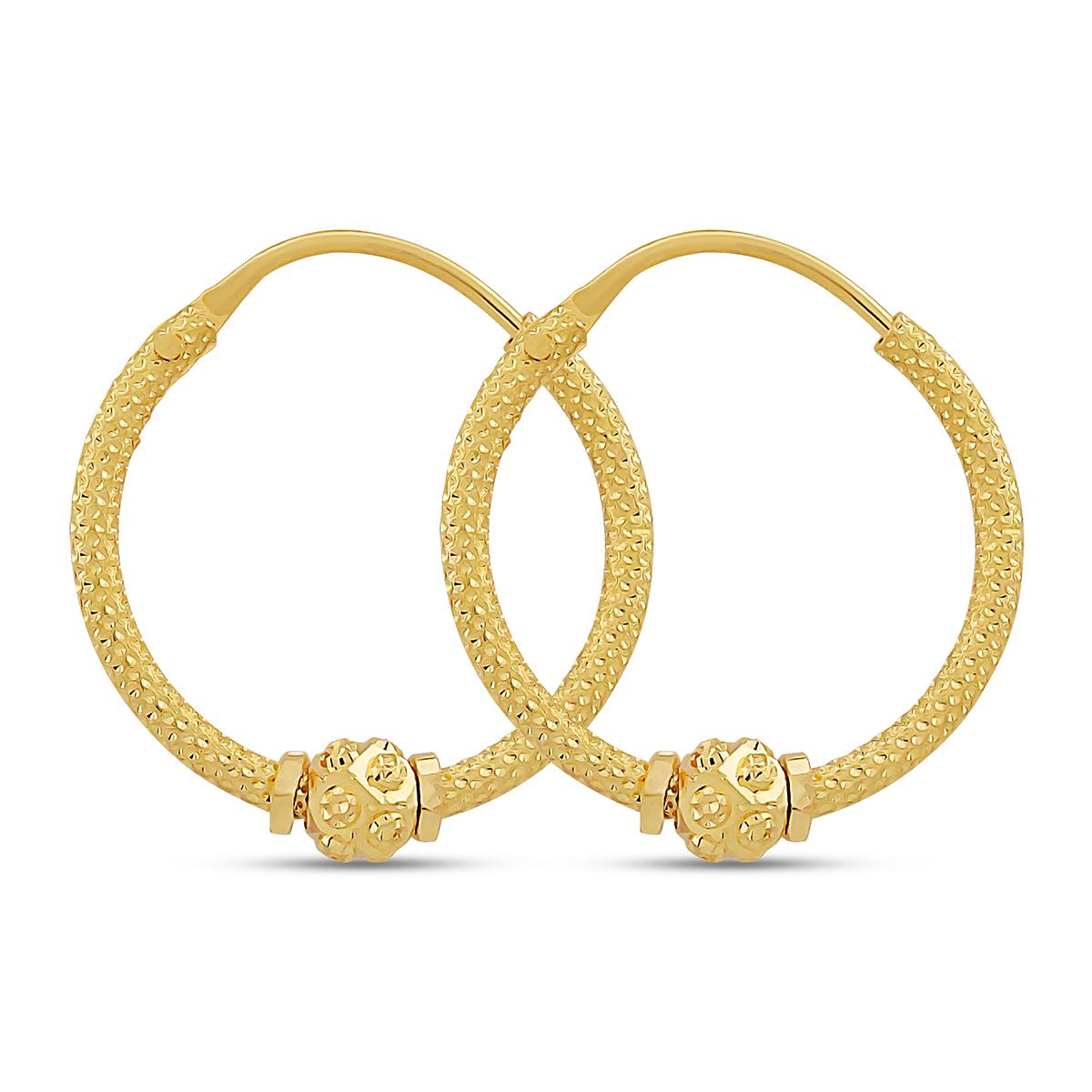 Diamond Cut Bali Earrings Image