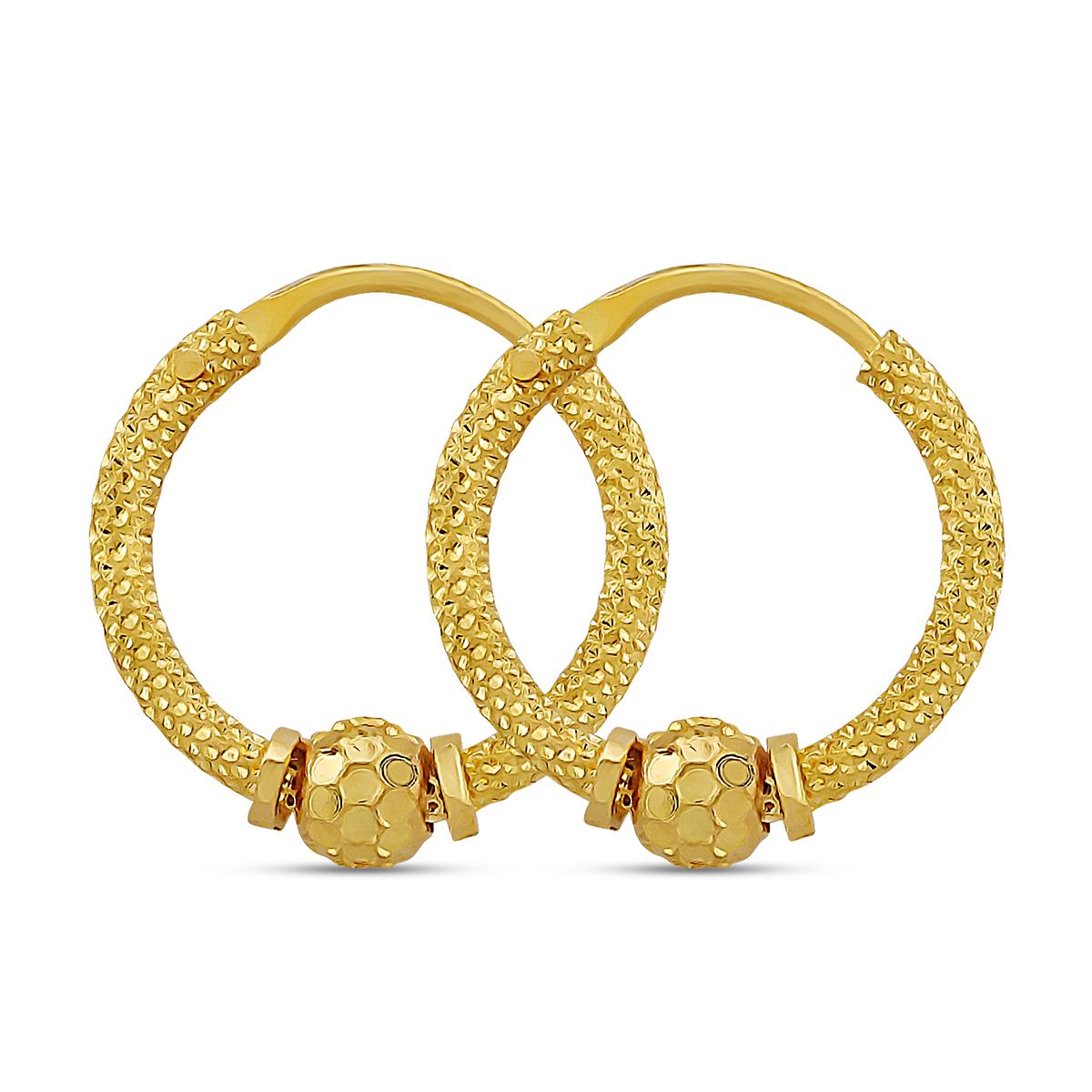 Sparkle Cut Hoops Image