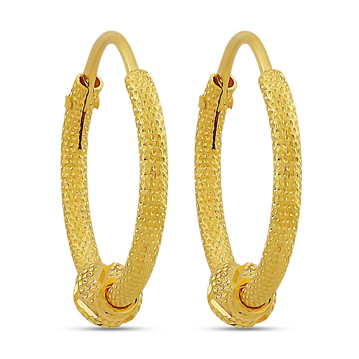 Singapore Cut Hoops With Hinged Insert Closure 