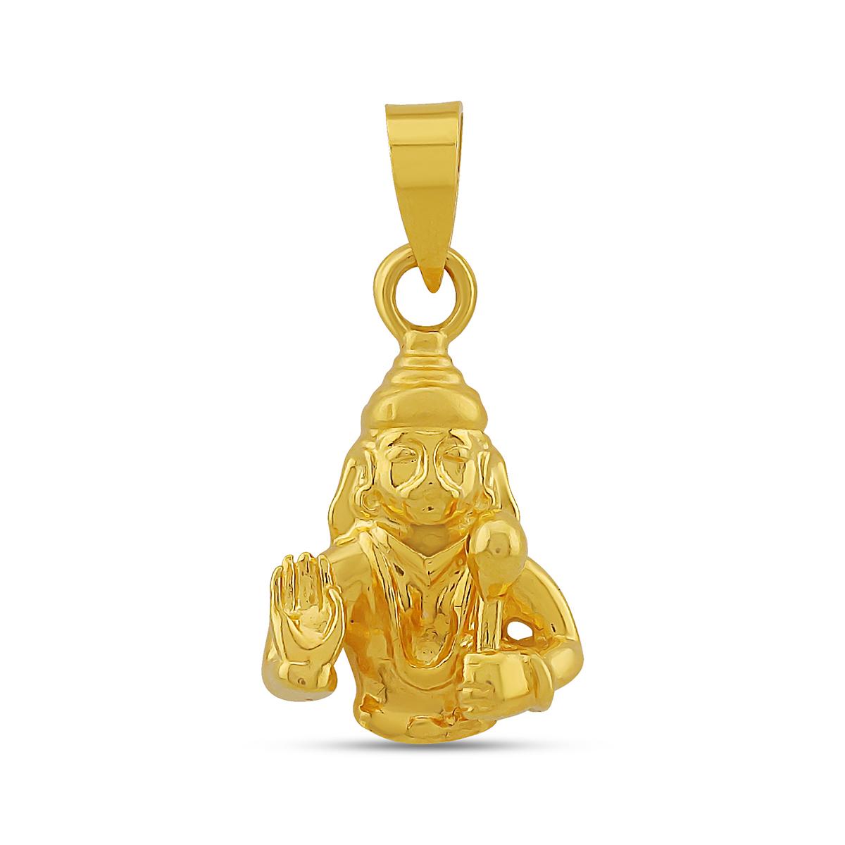 22ct Gold Hanuman Blessing Pendant Image
