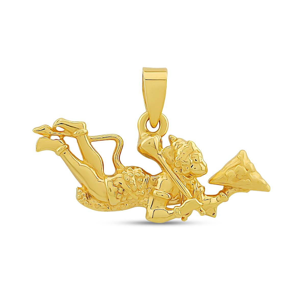 22ct Gold Sanjeevani Hanuman Pendant Image