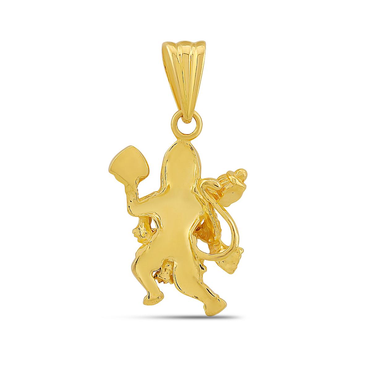 22ct Gold Hanuman Guardian Pendant
