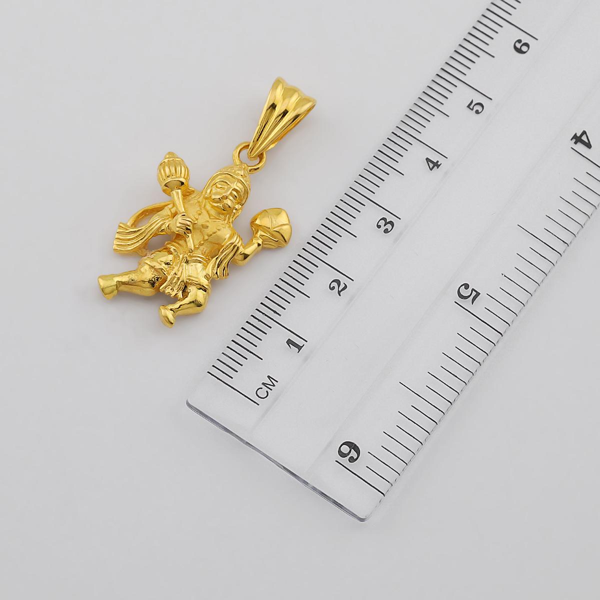 22ct Gold Hanuman Guardian Pendant