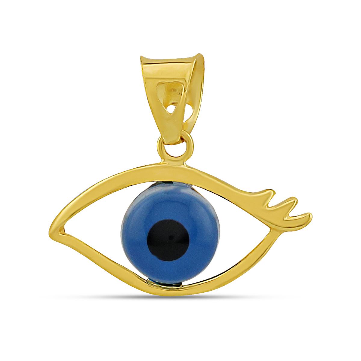 22ct Gold Evil Eye Pendant Image