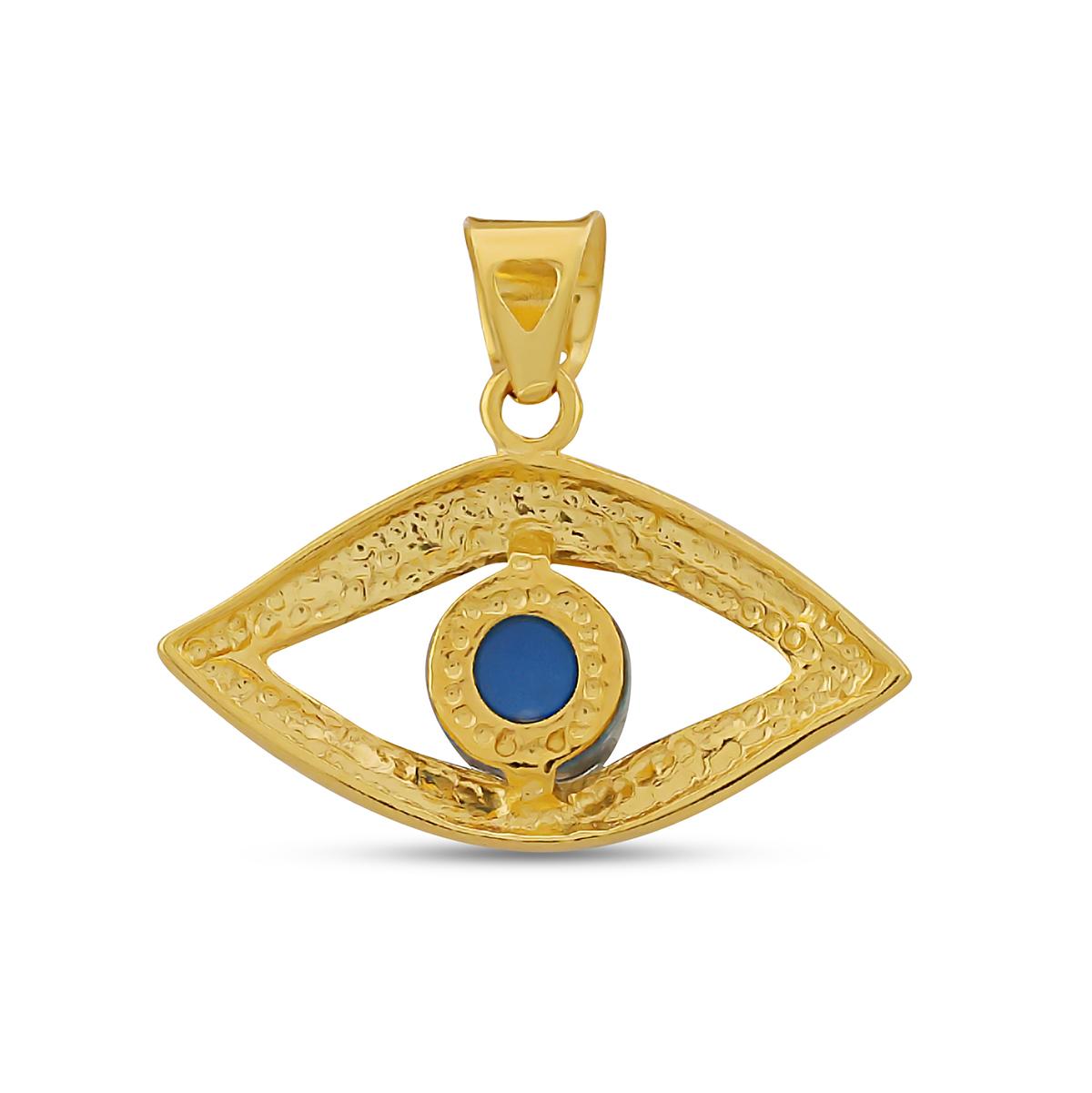 22ct Gold Evil Eye Pendant